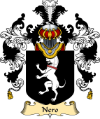 Italian Family Coat of Arms (v.25a) Nero