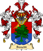 Italian Family Coat of Arms (v.25a) Bonetti
