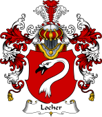 German Wappen Coat of Arms (v.25) Locher or Lochen