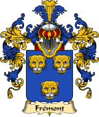 French Family Coat of Arms (v.25) Frémont
