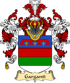 Italian Family Coat of Arms (v.25a) Garganti