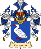 Italian Family Coat of Arms (v.25a) Caravello