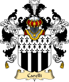 Italian Family Coat of Arms (v.25a) Carelli