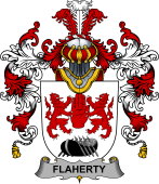 Irish Family Coat of Arms (v.25b) Flaherty or O