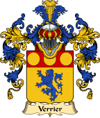 French Family Coat of Arms (v.25) Verrier (le)