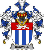 Irish Family Coat of Arms (v.25b) Bagwell