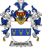 Irish Family Coat of Arms (v.25b) Harforth