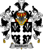 Irish Family Coat of Arms (v.25b) Marbury or Maybery