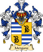 Italian Family Coat of Arms (v.25a) Mengano