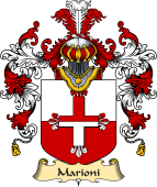 Italian Family Coat of Arms (v.25a) Marioni