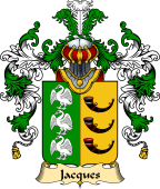 French Family Coat of Arms (v.25) Jacques