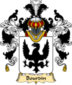 French Family Coat of Arms (v.25) Bourdin