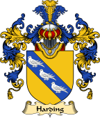 Irish Family Coat of Arms (v.25a) Harding