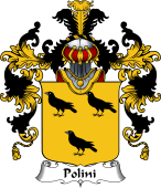 Italian Family Coat of Arms (v.25b) Polini