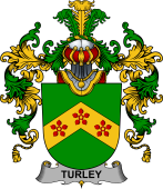 Irish Family Coat of Arms (v.25b) Turkey or MacCurley
