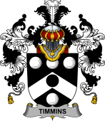 Irish Family Coat of Arms (v.25b) Timmins