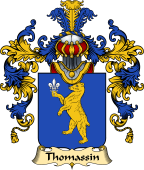 French Family Coat of Arms (v.25) Thomassin