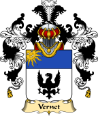 French Family Coat of Arms (v.25) Vernet