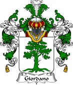 Italian Family Coat of Arms (v.25b) Giordano