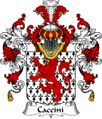 Italian Family Coat of Arms (v.25b) Caccini