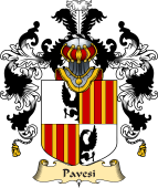 Italian Family Coat of Arms (v.25a) Pavesi