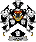 Irish Family Coat of Arms (v.25b) Canavan or O