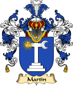 Irish Family Coat of Arms (v.25a) Martin