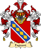 Italian Family Coat of Arms (v.25a) Fagnani