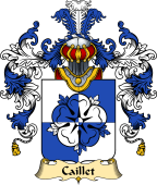 French Family Coat of Arms (v.25) Caillet