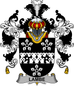 Irish Family Coat of Arms (v.25b) Lambe