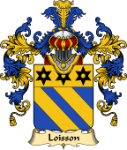 French Family Coat of Arms (v.25) Loisson