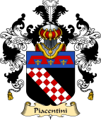Italian Family Coat of Arms (v.25a) Piacentini
