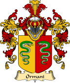 Italian Family Coat of Arms (v.25a) Ormani