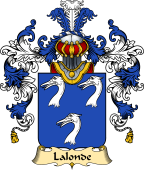 French Family Coat of Arms (v.25) Lalonde