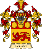 French Family Coat of Arms (v.25) Claire (le)