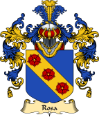 Italian Family Coat of Arms (v.25a) Rosa