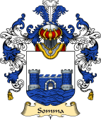 Italian Family Coat of Arms (v.25a) Somma