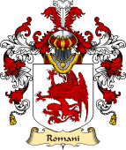 Italian Family Coat of Arms (v.25a) Romani