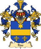 Italian Family Coat of Arms (v.25a) Riso