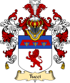 Italian Family Coat of Arms (v.25a) Tucci