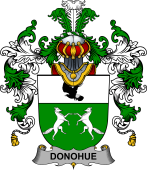 Irish Family Coat of Arms (v.25b) Donohue or O