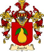 Italian Family Coat of Arms (v.25a) Zucchi