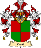 Italian Family Coat of Arms (v.25a) Curti