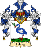 French Family Coat of Arms (v.25) Lelong (Long le)