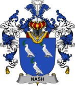 Irish Family Coat of Arms (v.25b) Nash or Naish