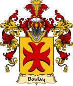 French Family Coat of Arms (v.25) Boulay