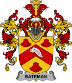 Irish Family Coat of Arms (v.25b) Bateman