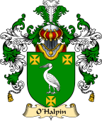 Irish Family Coat of Arms (v.25a) O