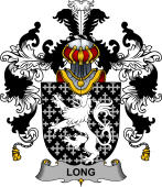 Irish Family Coat of Arms (v.25b) Long or Longe