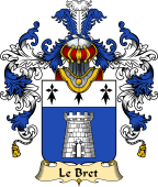 French Family Coat of Arms (v.25) Bret (le)